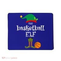 Basketball Elf Christmas Sport Holidays Great Gift Mousepad thumb 0