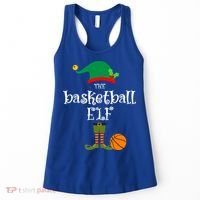 Basketball Elf Christmas Sport Holidays Great Gift Women's Tank Top thumb 0