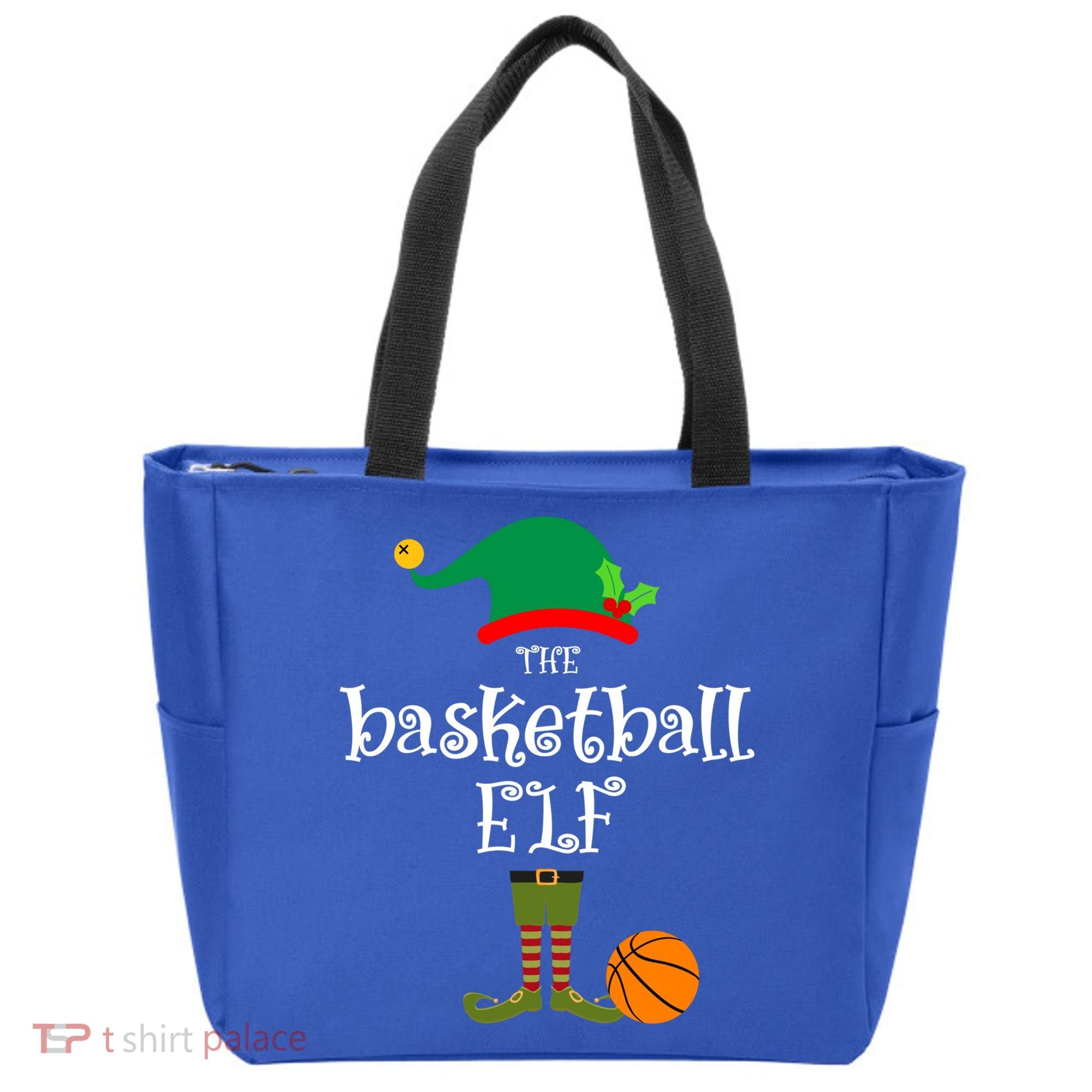 Basketball Elf Christmas Sport Holidays Great Gift Tote Bag