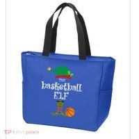 Basketball Elf Christmas Sport Holidays Great Gift Tote Bag thumb 3
