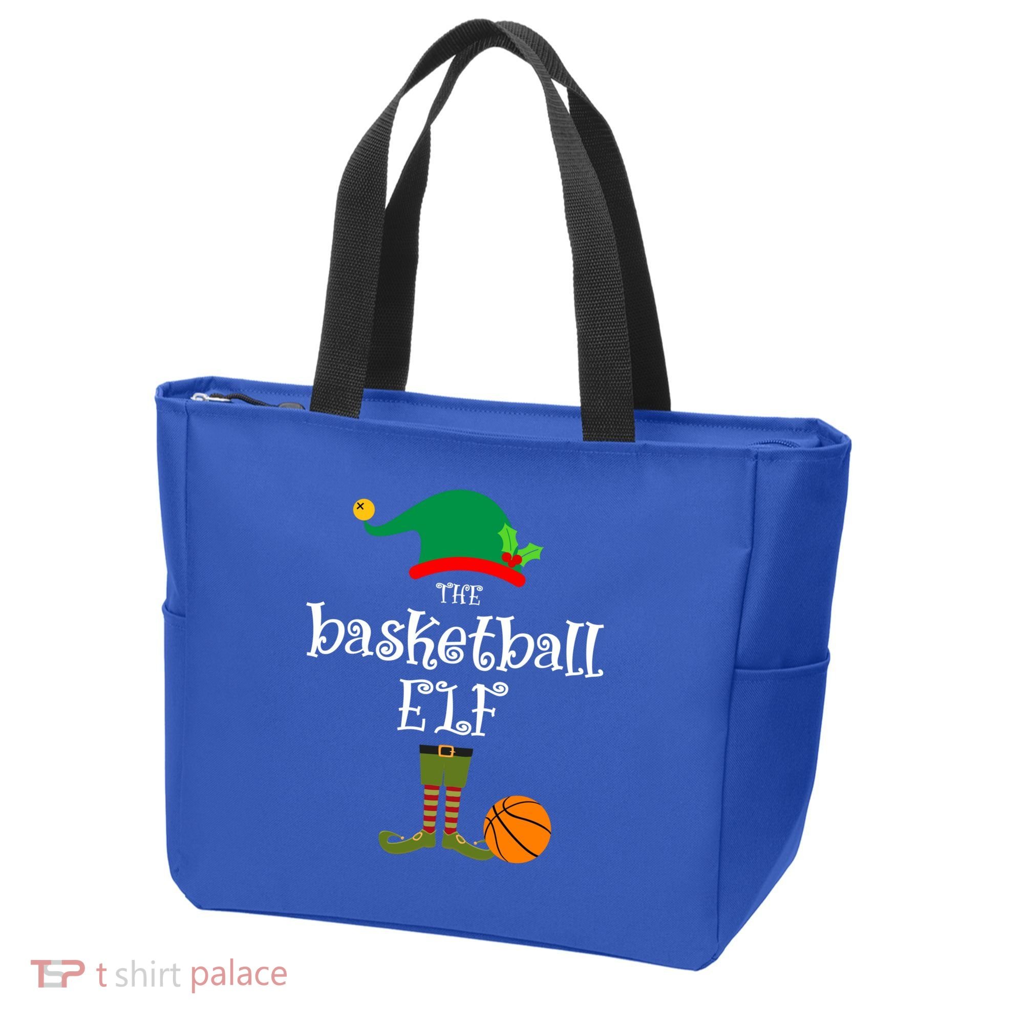 Basketball Elf Christmas Sport Holidays Great Gift Tote Bag