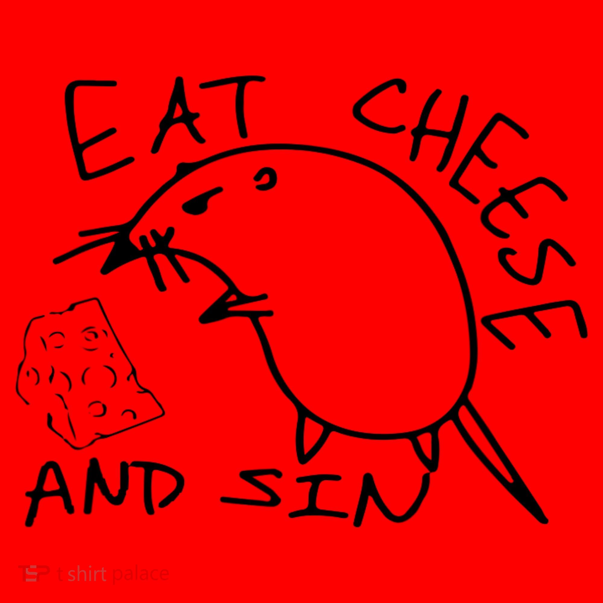 Buy Eat Cheese And Sin Funny Rat Santa Hat