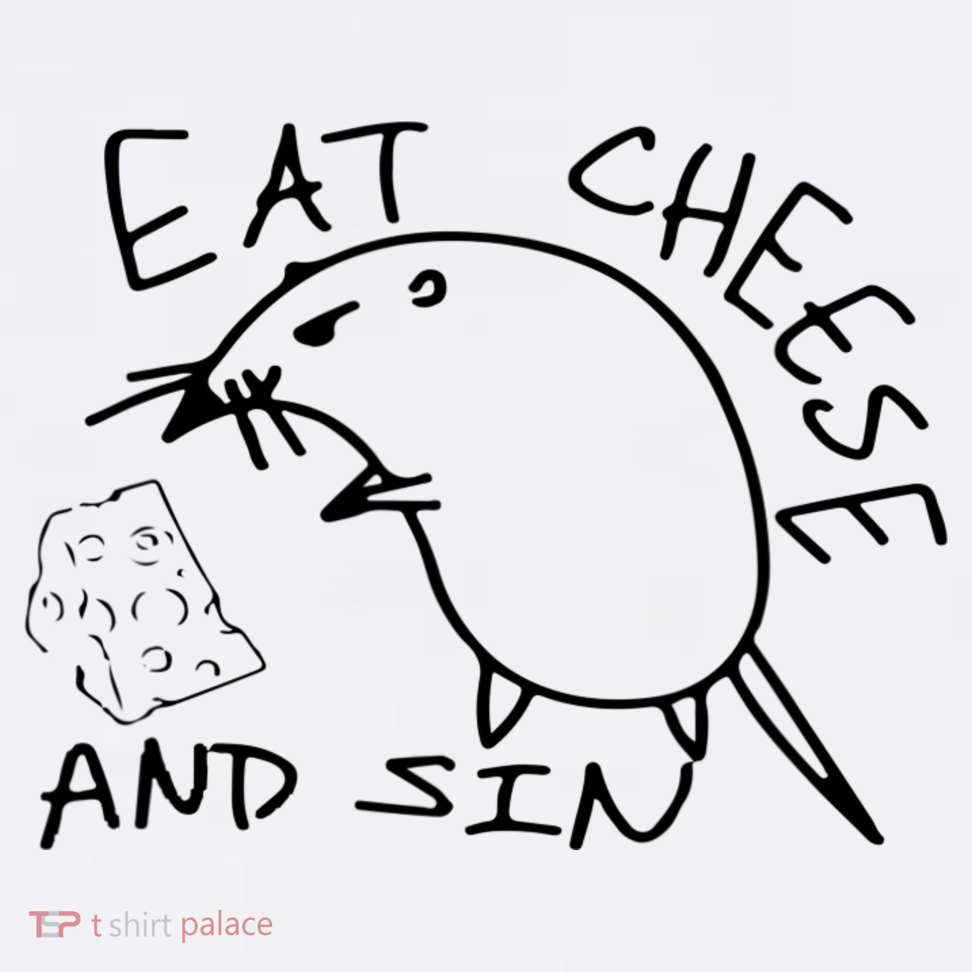 Buy Eat Cheese And Sin Funny Rat Mousepad