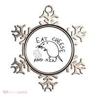 Buy Eat Cheese And Sin Funny Rat Ornament thumb 0