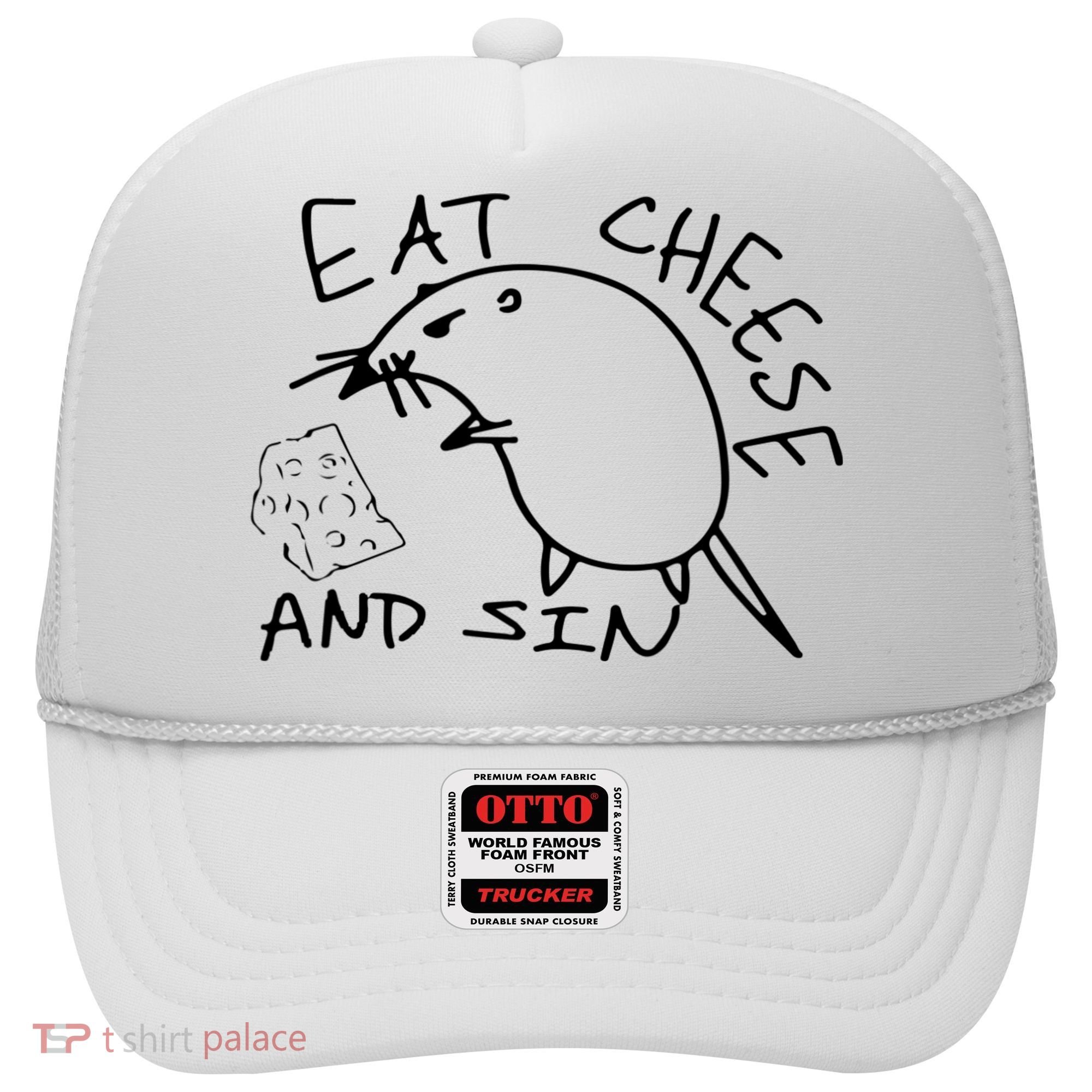 Buy Eat Cheese And Sin Funny Rat Hat