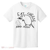 Buy Eat Cheese And Sin Funny Rat Kids T-Shirt thumb 0