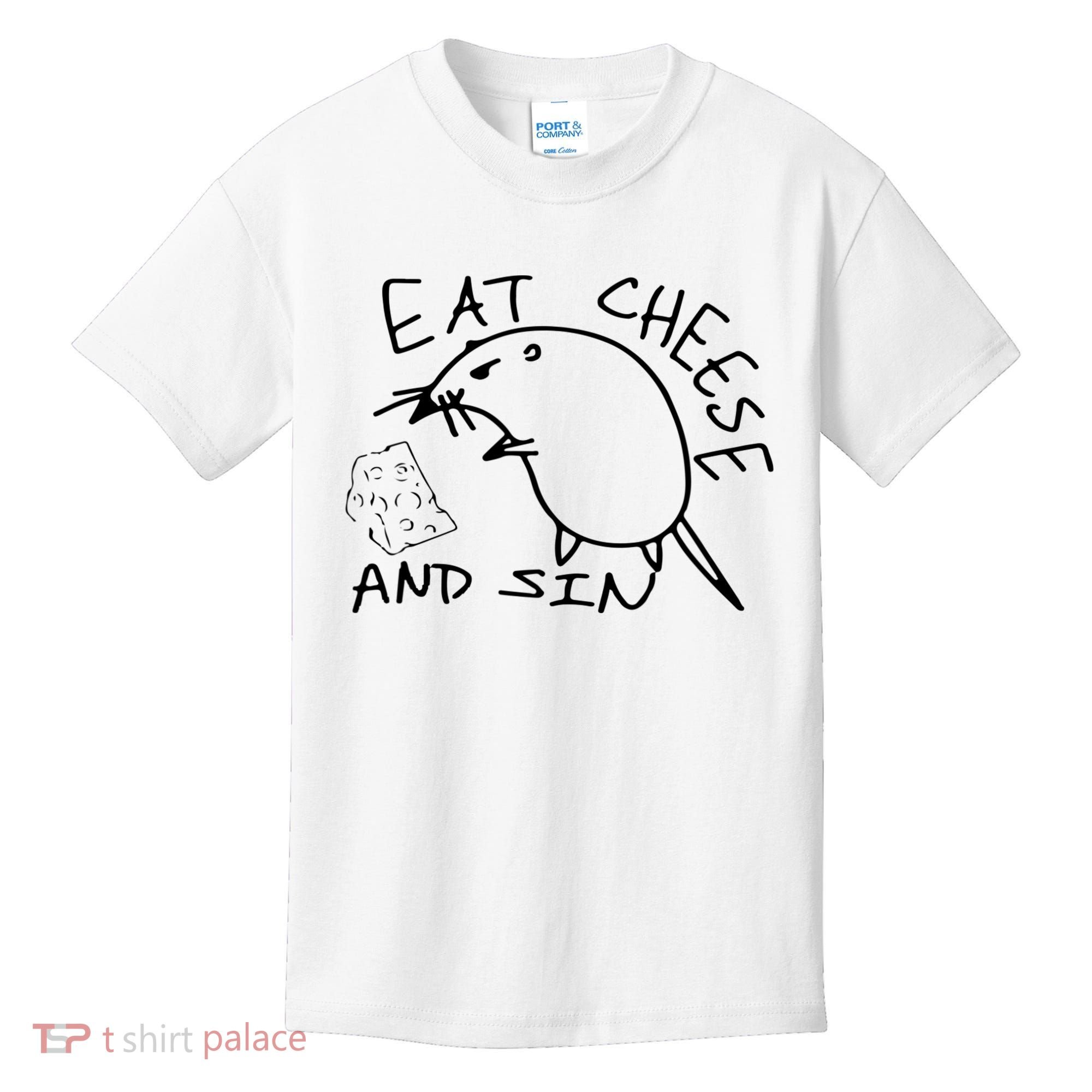 Buy Eat Cheese And Sin Funny Rat Kids T-Shirt