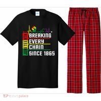 Breaking Every Chain Since 1865, Juneteenth 1865 Pajama Set thumb 0
