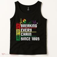Breaking Every Chain Since 1865, Juneteenth 1865 Tank Top thumb 2