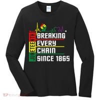 Breaking Every Chain Since 1865, Juneteenth 1865 Women's Long Sleeve Shirt thumb 0