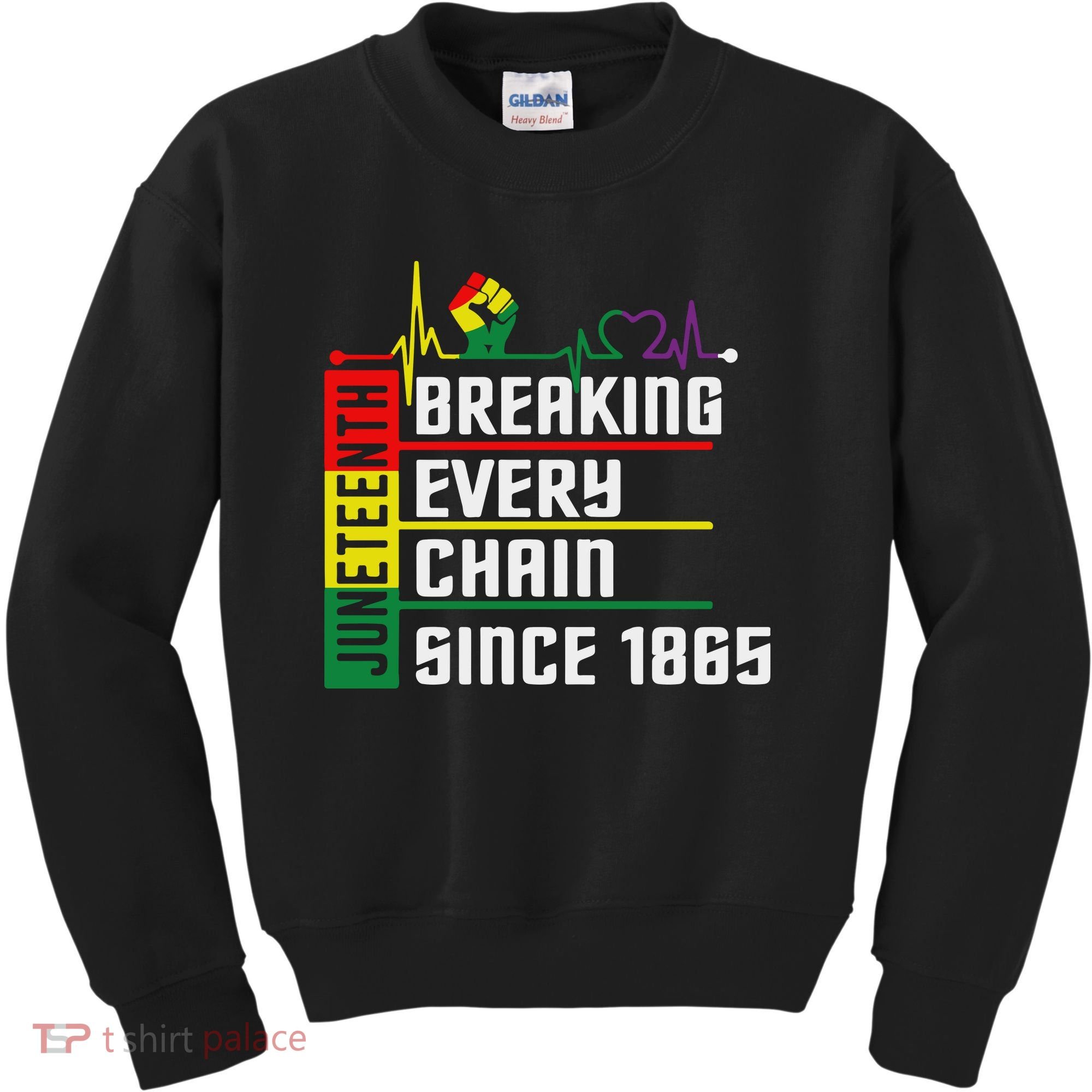 Breaking Every Chain Since 1865, Juneteenth 1865 Kids Sweatshirt