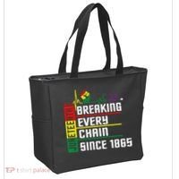 Breaking Every Chain Since 1865, Juneteenth 1865 Tote Bag thumb 2