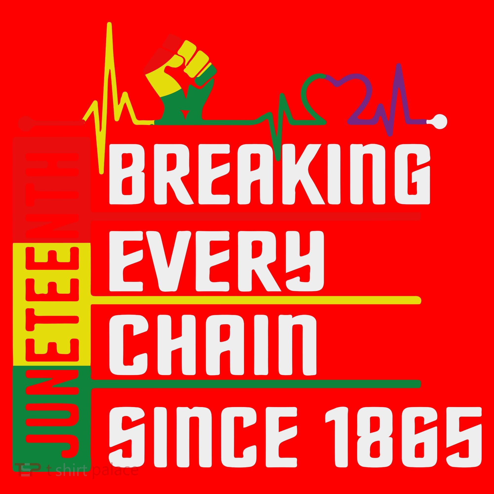 Breaking Every Chain Since 1865, Juneteenth 1865 Santa Hat