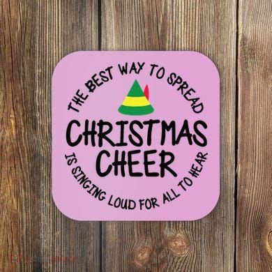 Buddy Elf Christmas Cheer Coaster