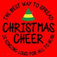 Buddy Elf Christmas Cheer Santa Hat thumb 1