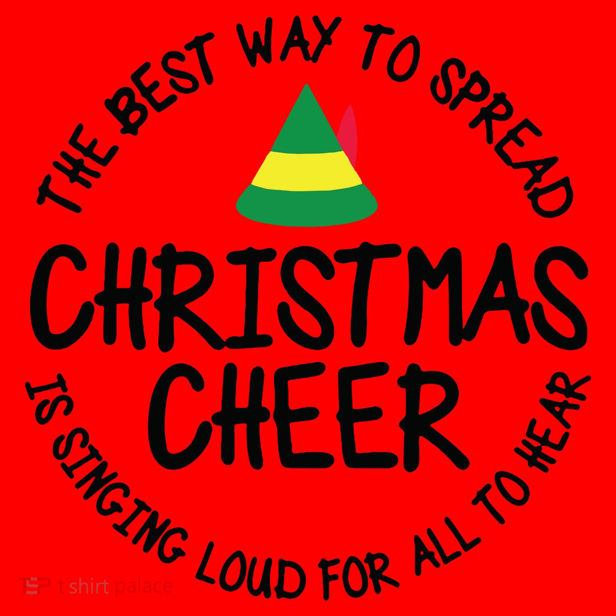 Buddy Elf Christmas Cheer Santa Hat