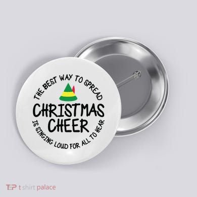 Buddy Elf Christmas Cheer Button