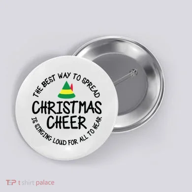 Buddy Elf Christmas Cheer Button