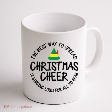 Buddy Elf Christmas Cheer Coffee Mug back