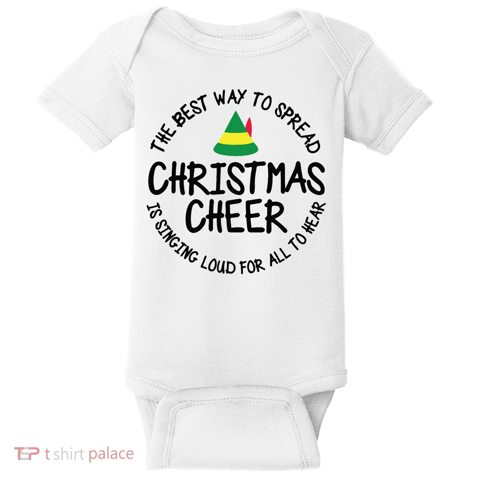 Buddy Elf Christmas Cheer Baby Bodysuit