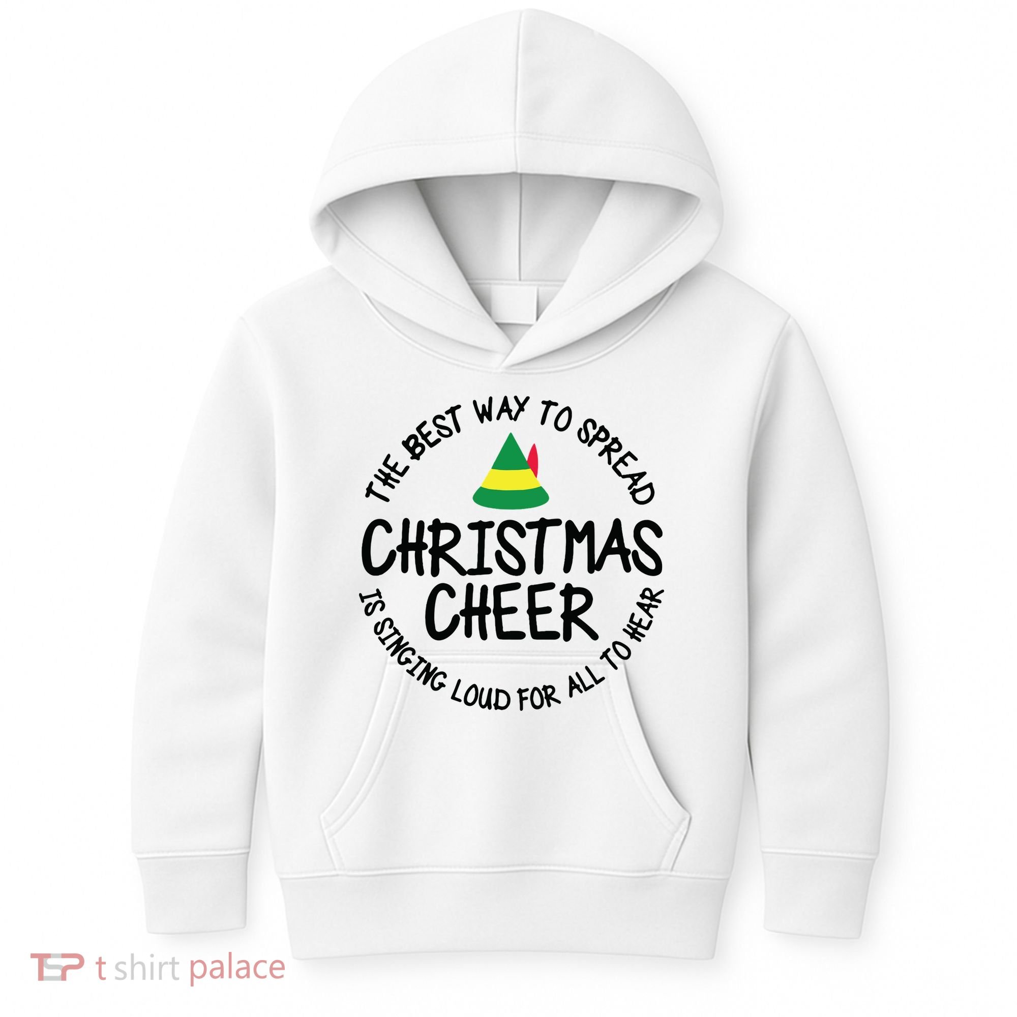 Buddy Elf Christmas Cheer Kids Hoodie