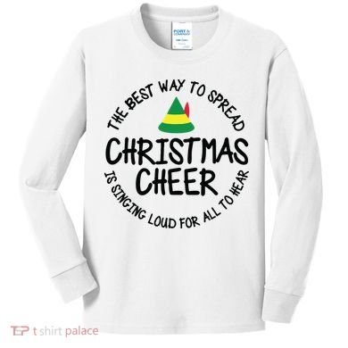 Buddy Elf Christmas Cheer Kids Long Sleeve Shirt