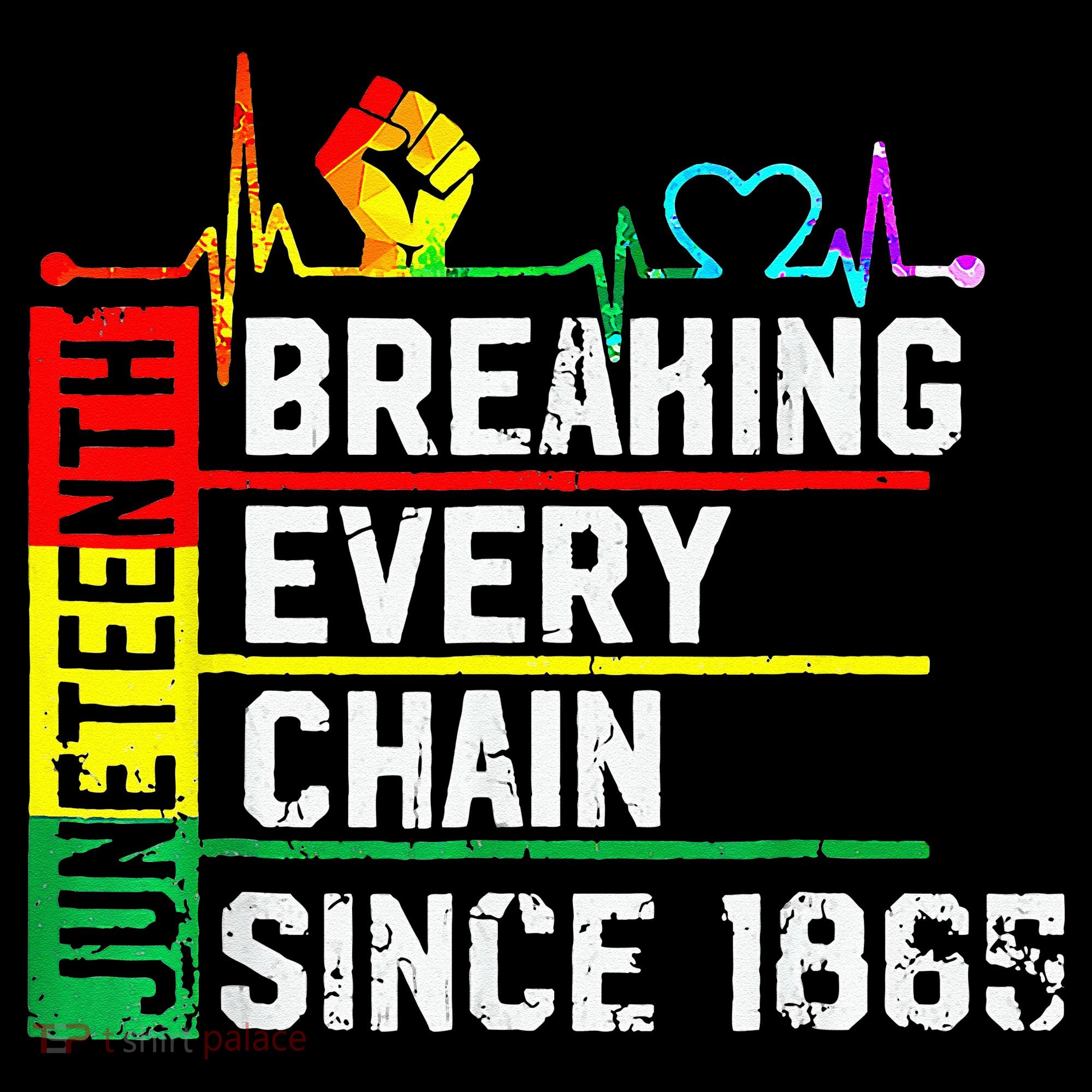 Breaking Every Chain Since 1865 Juneteenth Black History Backpack