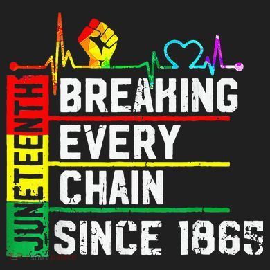 Breaking Every Chain Since 1865 Juneteenth Black History Adult Drive Performance Visor