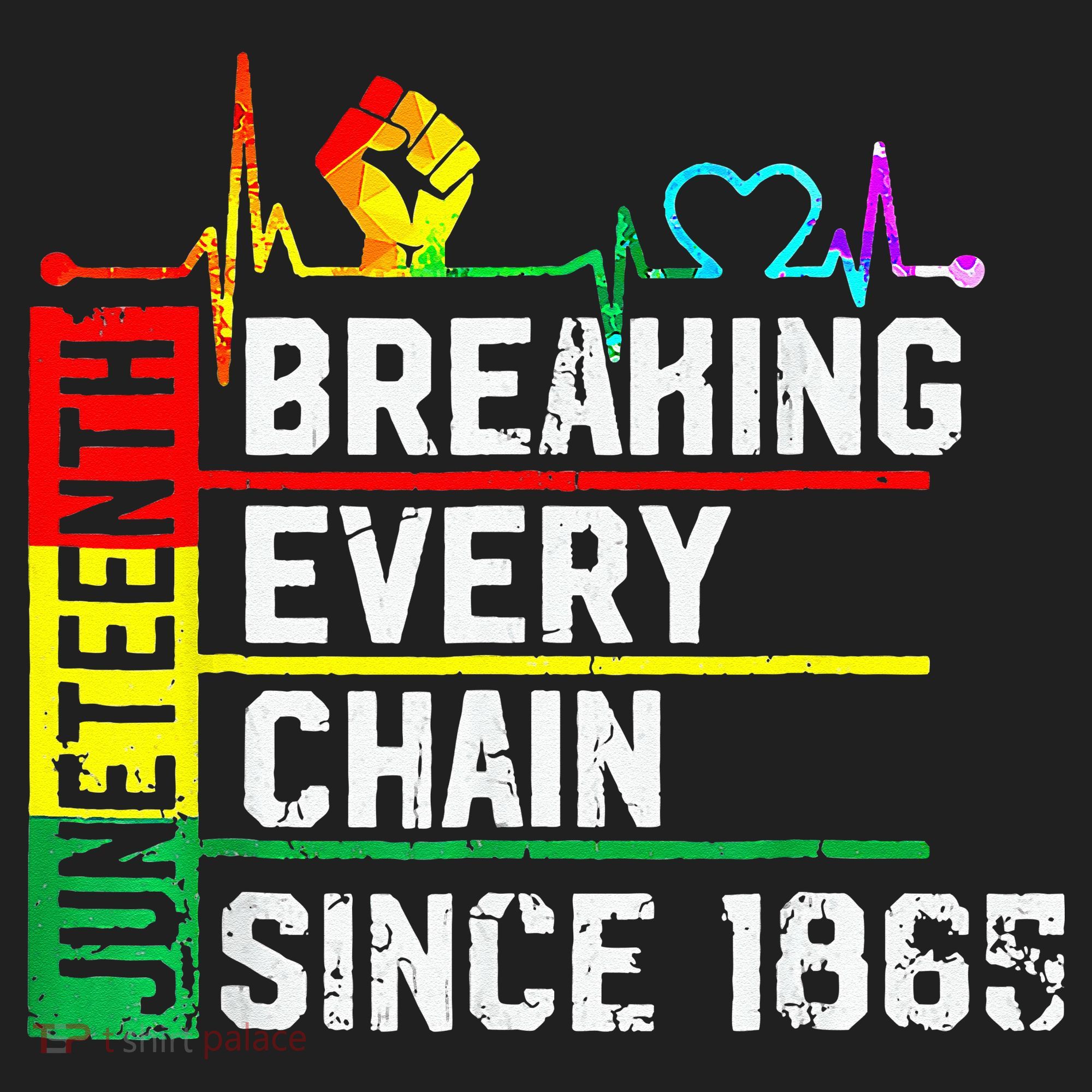 Breaking Every Chain Since 1865 Juneteenth Black History Adult Drive Performance Visor