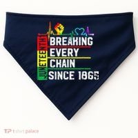Breaking Every Chain Since 1865 Juneteenth Black History USA-Made Doggie Bandana thumb 0