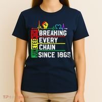 Breaking Every Chain Since 1865 Juneteenth Black History T-Shirt thumb 4