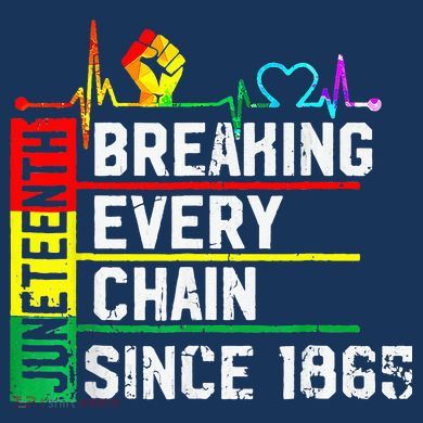 Breaking Every Chain Since 1865 Juneteenth Black History Women's Long Sleeve Flannel Pajama Set 