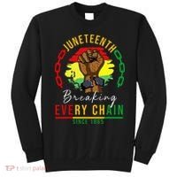 Breaking Every Chain Since 1865  Juneteenth Freedom Sweatshirt thumb 0