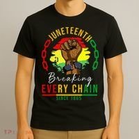 Breaking Every Chain Since 1865  Juneteenth Freedom T-Shirt thumb 3