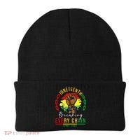 Breaking Every Chain Since 1865  Juneteenth Freedom Beanie thumb 0