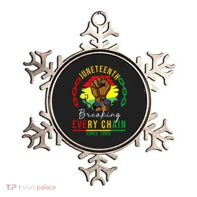 Breaking Every Chain Since 1865  Juneteenth Freedom Ornament