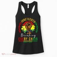 Breaking Every Chain Since 1865  Juneteenth Freedom Women's Tank Top thumb 0