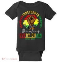 Breaking Every Chain Since 1865  Juneteenth Freedom Baby Bodysuit thumb 0