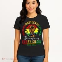 Breaking Every Chain Since 1865  Juneteenth Freedom Women's T-Shirt thumb 4