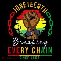 Breaking Every Chain Since 1865  Juneteenth Freedom Women's T-Shirt thumb 6