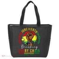 Breaking Every Chain Since 1865  Juneteenth Freedom Tote Bag thumb 0