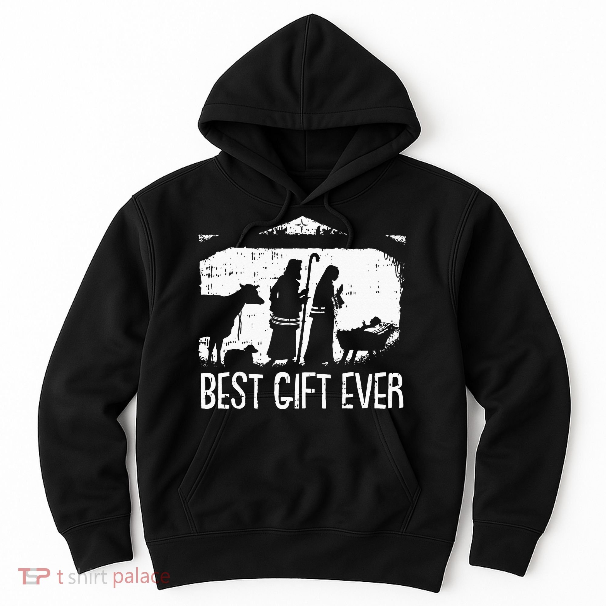 Best Ever Christmas Cool Jesus Nativity Scene Christian Hoodie