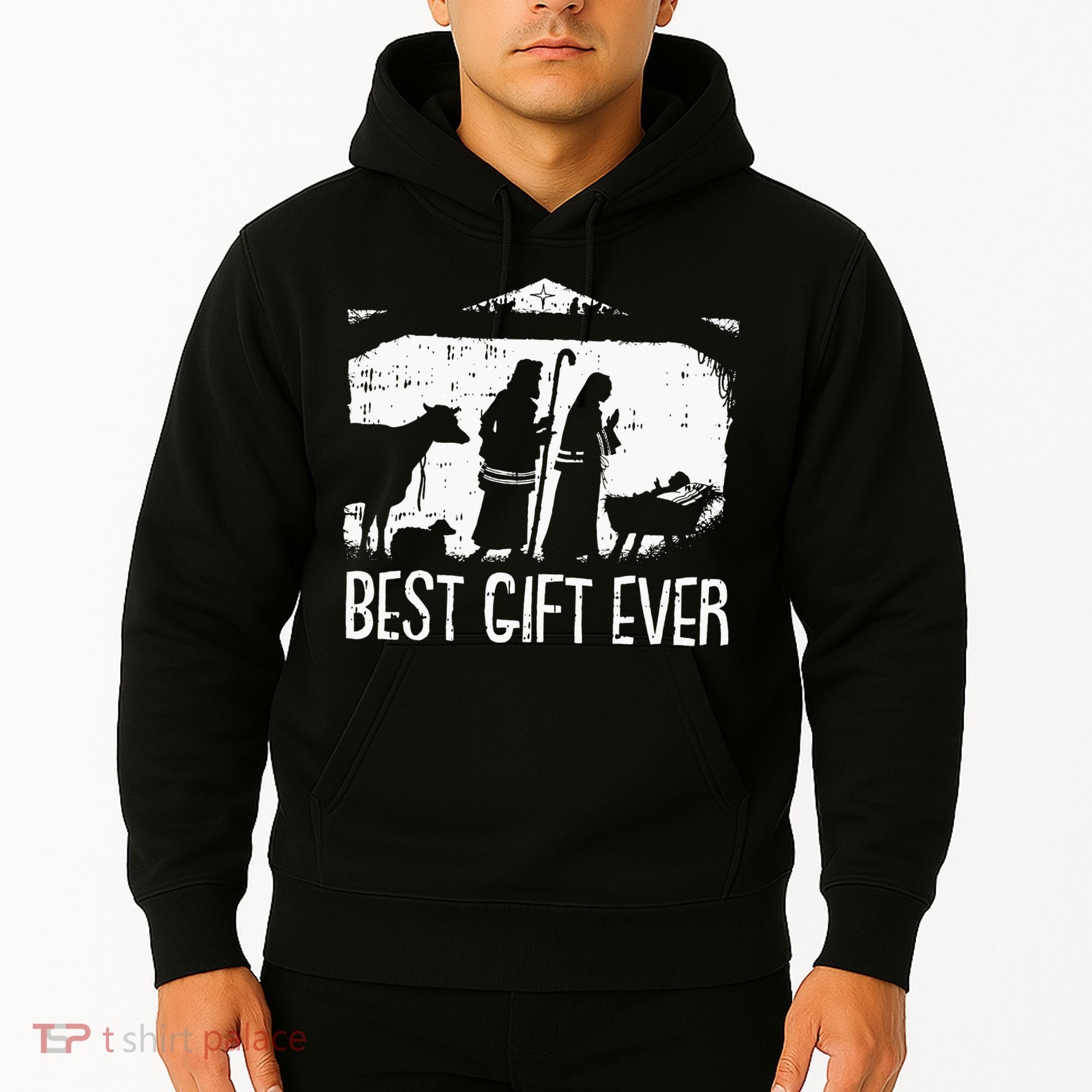 Best Ever Christmas Cool Jesus Nativity Scene Christian Hoodie