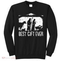 Best Ever Christmas Cool Jesus Nativity Scene Christian Sweatshirt thumb 0