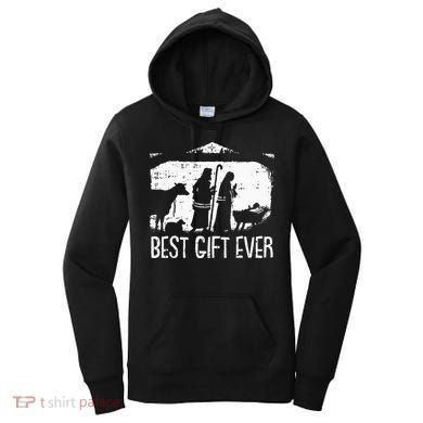 Best Ever Christmas Cool Jesus Nativity Scene Christian Women's Hoodie