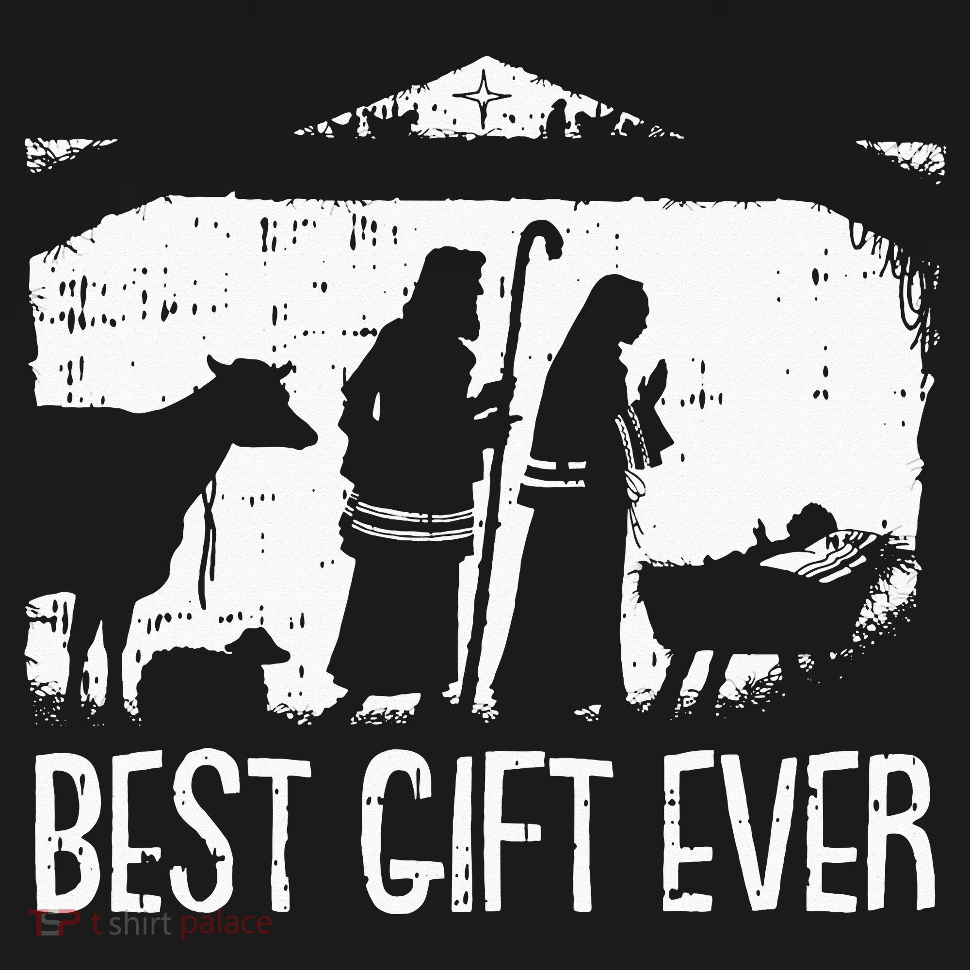 Best Ever Christmas Cool Jesus Nativity Scene Christian Women's Tank Top