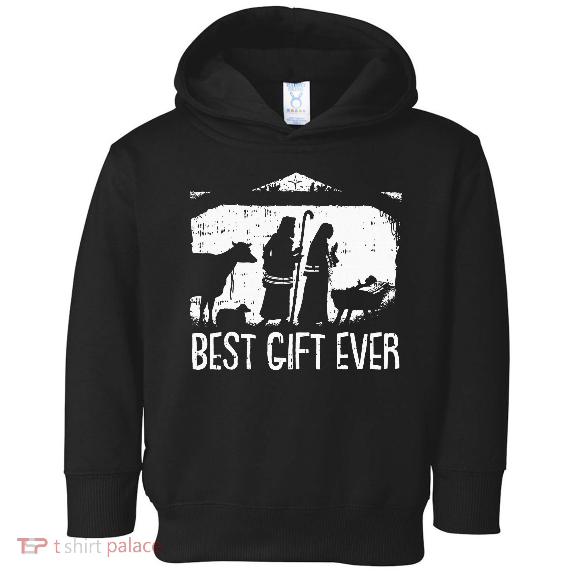 Best Ever Christmas Cool Jesus Nativity Scene Christian Toddler Hoodie