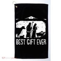 Best Ever Christmas Cool Jesus Nativity Scene Christian Golf Towel thumb 0