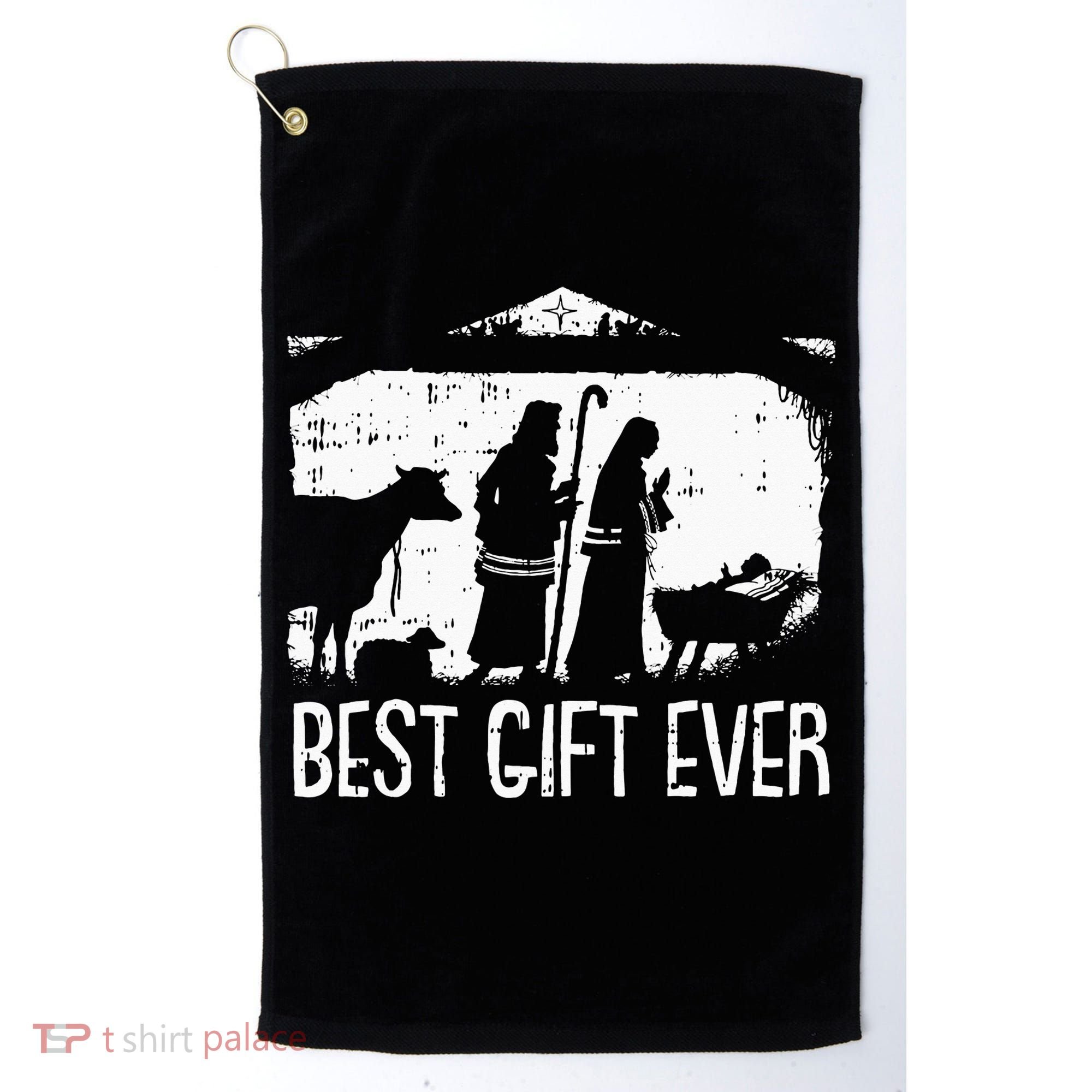 Best Ever Christmas Cool Jesus Nativity Scene Christian Golf Towel