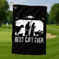 Best Ever Christmas Cool Jesus Nativity Scene Christian Golf Towel thumb 1